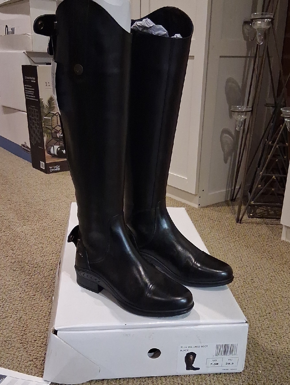 Eliza By Smartpak Black Equestrian Tall Riding Boots